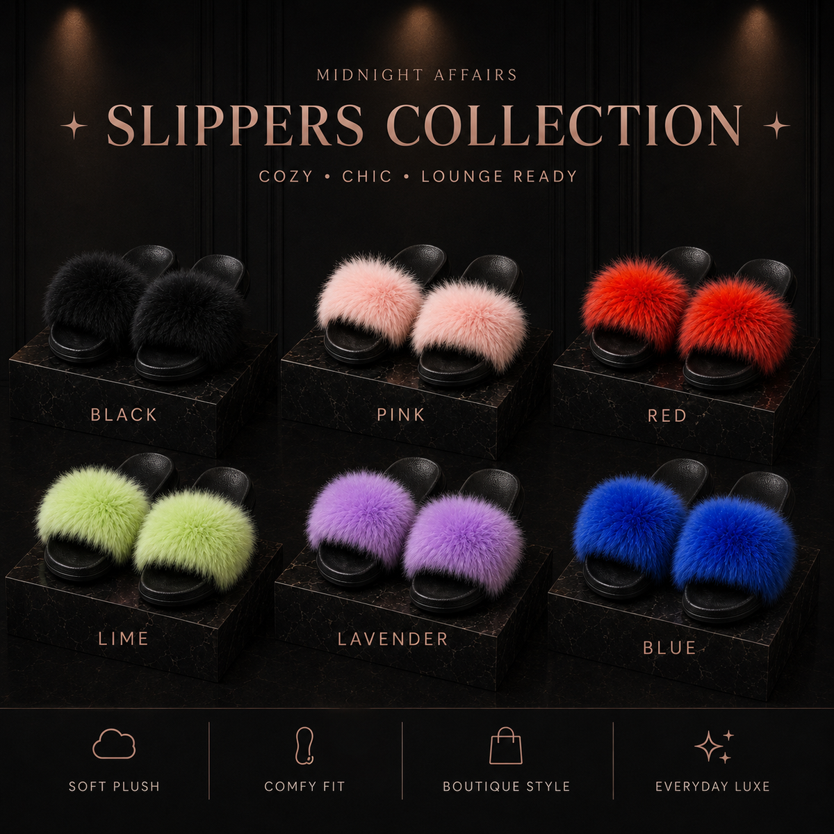 SLIPPERS & ACCESSORIES